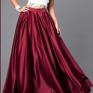 Formal Dress Size 3/4 Dave and Johnny Cute 2 piece